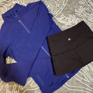 Blue Lululemon Track Jacket